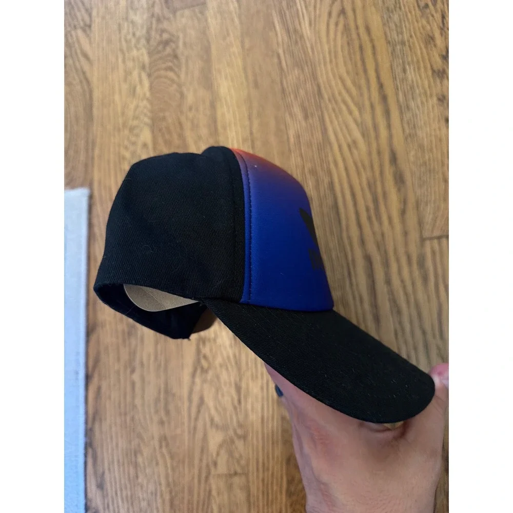 In-N-Out Burger 75th Anniversary Hat Sunset Gradient Snapback Black Trucker Cap